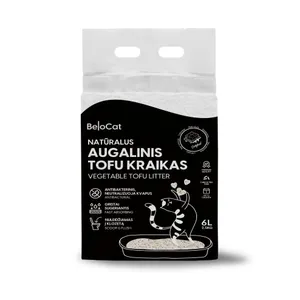 Kačių kraikas BELOCAT Tofu Original, bekvapis, 2,5kg