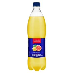 Gazuotas gaivusis gėrimas RASA citrinų - greipfrutų skonio, 1 l