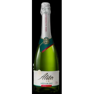 Nealkoholinis putojantis vynas ALITA, pusiau sausas, 0,75 l