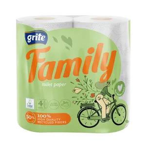 Tualetinis popierius GRITE FAMILY, 3 sl., 4 vnt.