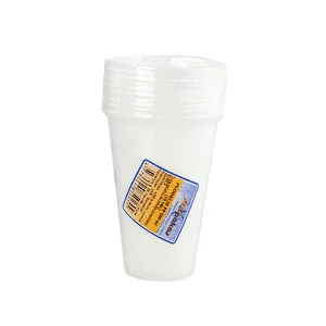 Vienkartinės stiklinės, PP,baltos, 200 ml, 10 vnt.