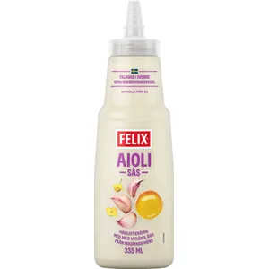Česnakinis padažas FELIX, Aiolo, 335 ml