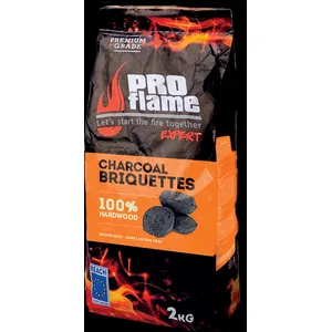 Anglies briketai PROflame, kietmedis, 2 kg