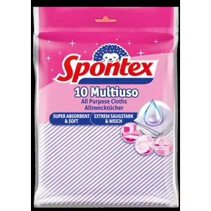 Šluostė SPONTEX Multiuso, universali, viskozė/poliesteris, 46 x 36 cm, 10 vnt