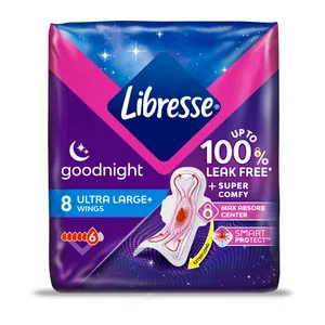 Higieniniai paketai LIBRESSE, Extra Night, 10 vnt