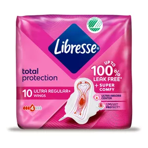 Higieniniai paketai LIBRESSE Invisible, Normal, 10 vnt.
