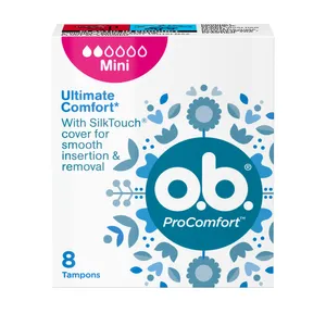 Tamponai OB ProComfort Mini, 8 vnt.