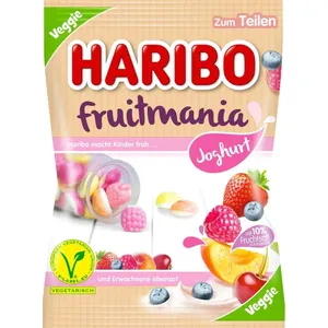 Guminukai HARIBO, Fruitmania yogurt, 160 g