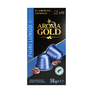 Kavos kapsulės AROMA GOLD FIORI LUNGO, 58 g
