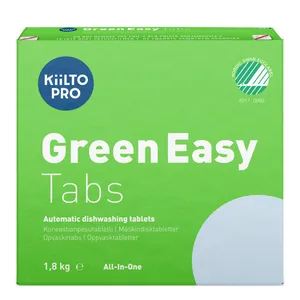Tabletės indaplovėms KIILTO GREEN EASY, 1,8 kg (100 vnt.)