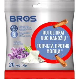 Rutuliukai nuo kandžių BROS, 20 vnt
