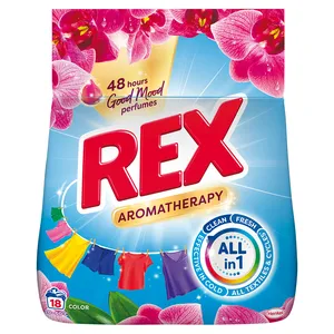 Skalbimo milteliai REX Aromatherapy Color, 18 skalbimų
