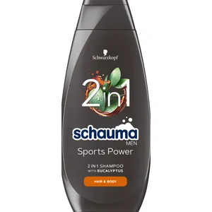 Plaukų šampūnas SCHAUMA Sports Power 2in1, 400ml