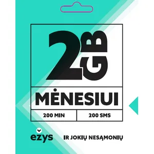EŽYS pakuotė 2 GB mėnesiui