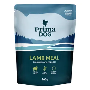 Ėdalas šunims su ėriena PRIMADOG, 260 g