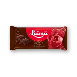 Kartusis šokoladas LAIMA, 70%, 90 g