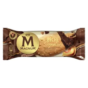 Ledai MAGNUM, persikų skonio, 90 ml