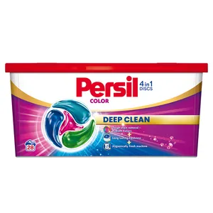 Skalbimo kapsulės PERSIL DISCS Color, 28 skalb.