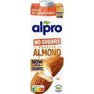 Skrudintų migdolų gėrimas ALPRO,  be cukraus, 1l