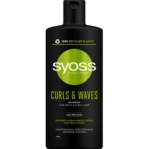 Plaukų šampūnas SYOSS, Care SHP Curls & Waves,  440 ml