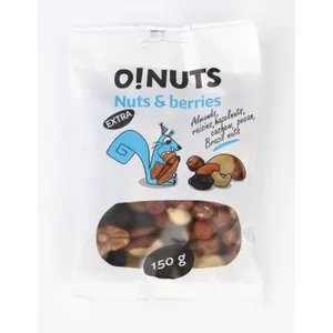 Riešutų ir razinų mišinys "EXTRA" "O!NUTS" 150 g