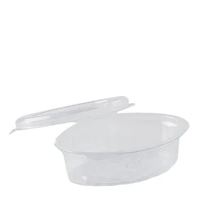 Indelis padažui, su atlenkiamu dangteliu, ovalus, PET, 50 ml, 100 vnt