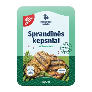 Kiaul. sprand. kepsniai su žolelėm. KM, 500 g