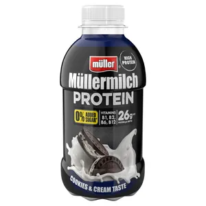 Pieno gėrimas MÜLLERMILCH Protein Zero, sausainių skonio, 400g