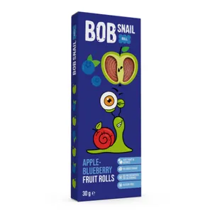 Obuolių ir mėlynių suktinukai BOB SNAIL, 30 g