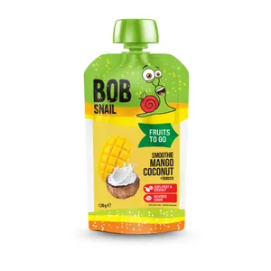 Vaisių tyrė BOB SNAIL, mango ir kokoso kokteilis, 120 g