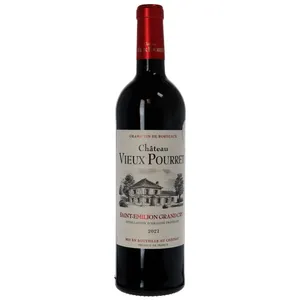 Vynas CHATEAU Vieux Pourret, raudonas, sausas, 13,5%, 0,75 l