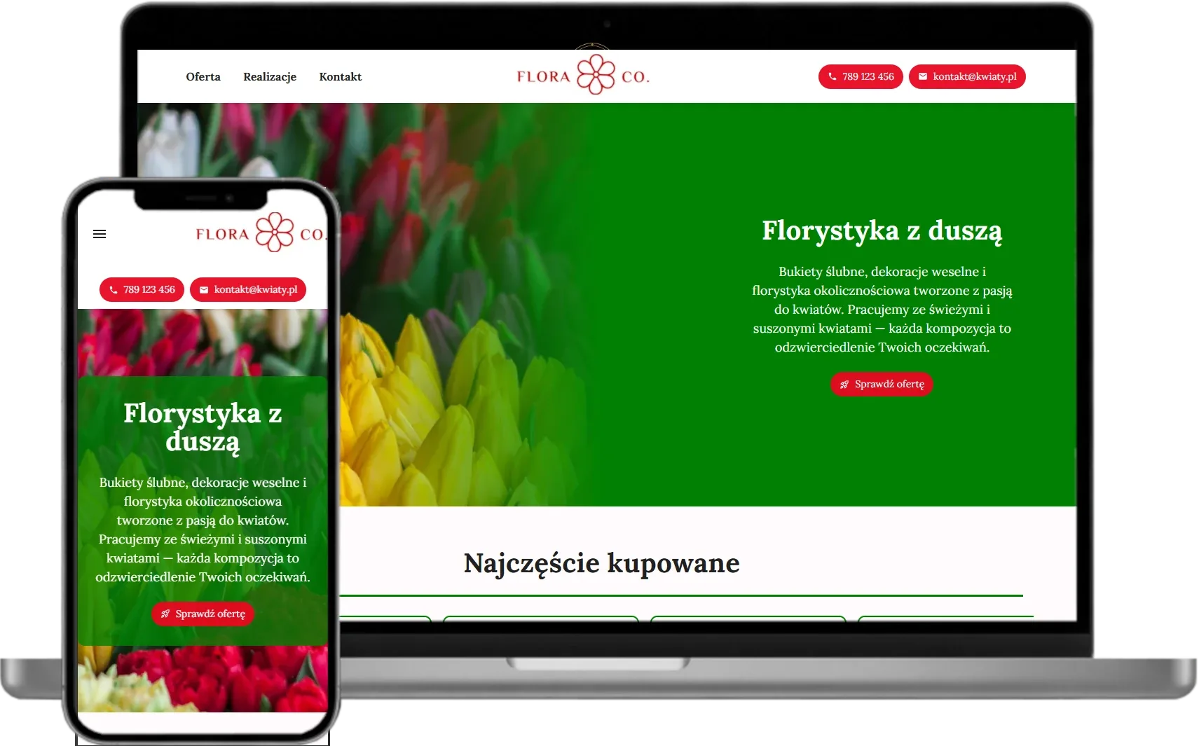 Pracownia rzemieślnicza przy pracy — przykład strony internetowej dla pracowni rzemieślniczej