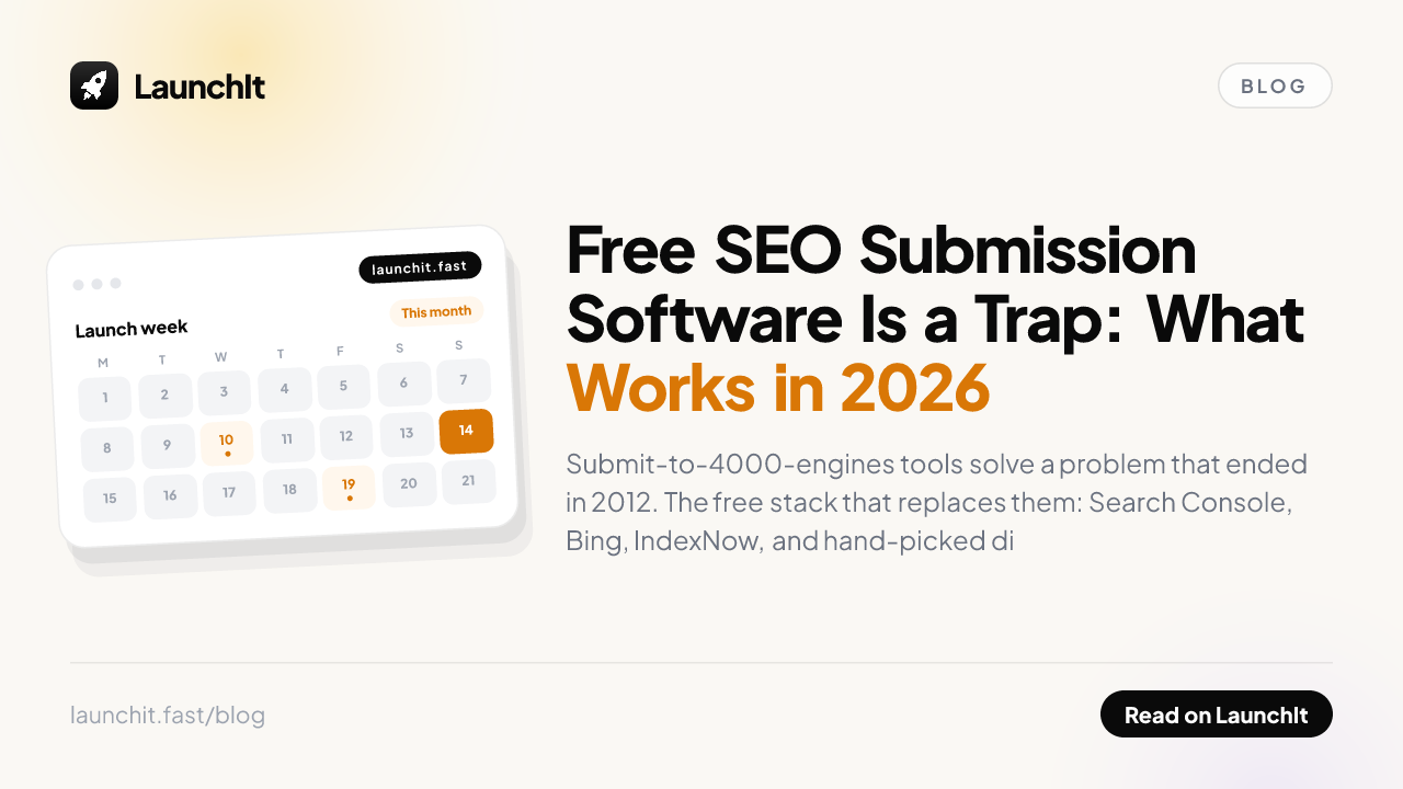 Free SEO Submission Software Is a Trap: What Works in 2026