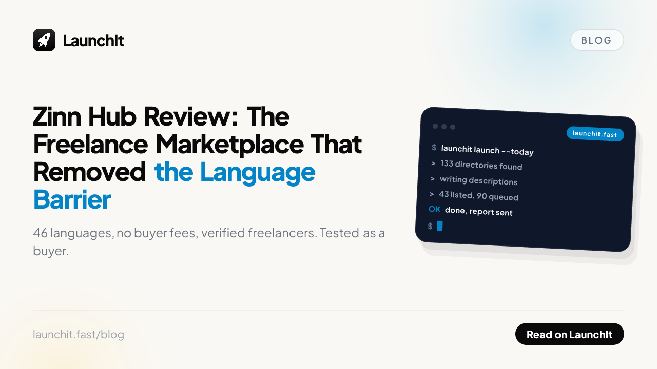 Zinn Hub Review: The Freelance Marketplace That Removed the Language Barrier
