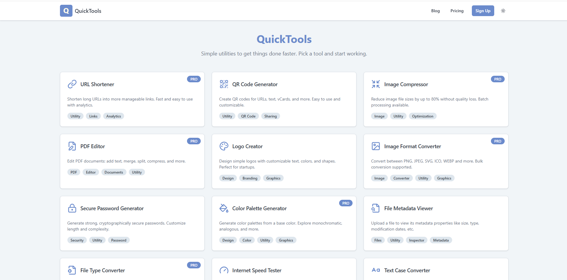 Quicktools