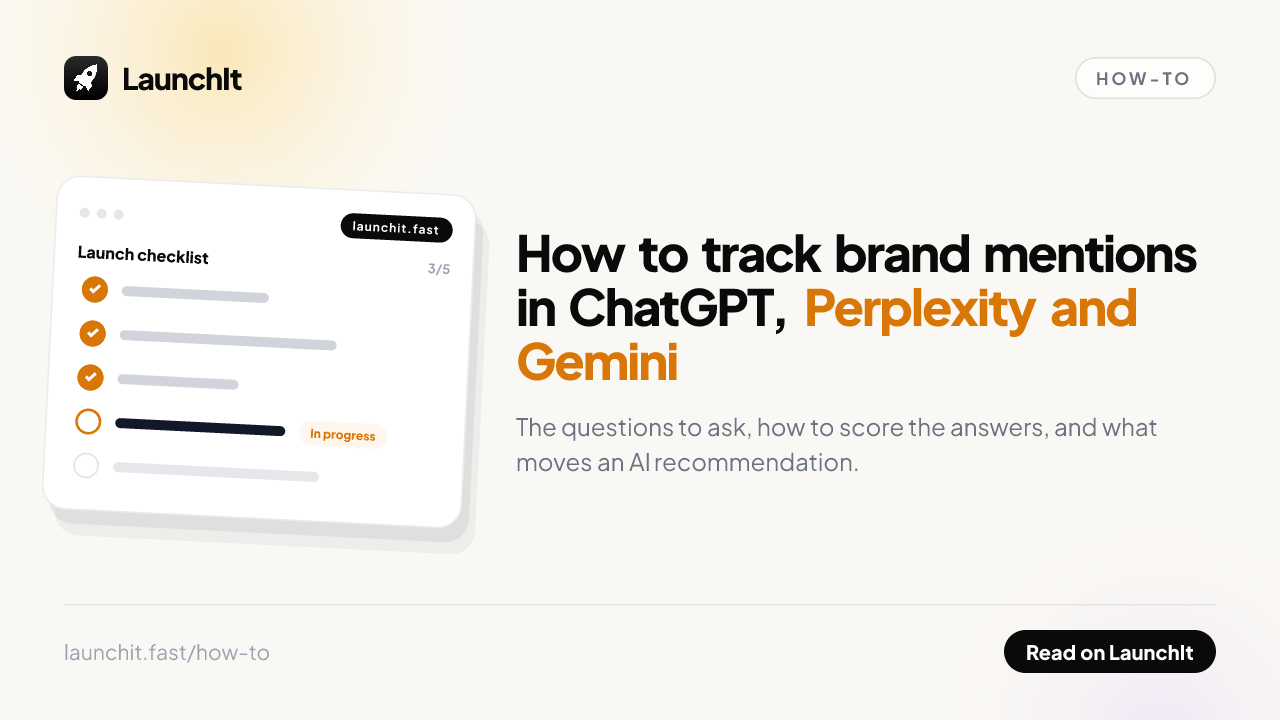 How to Track Brand Mentions in ChatGPT, Perplexity and Gemini (2026)