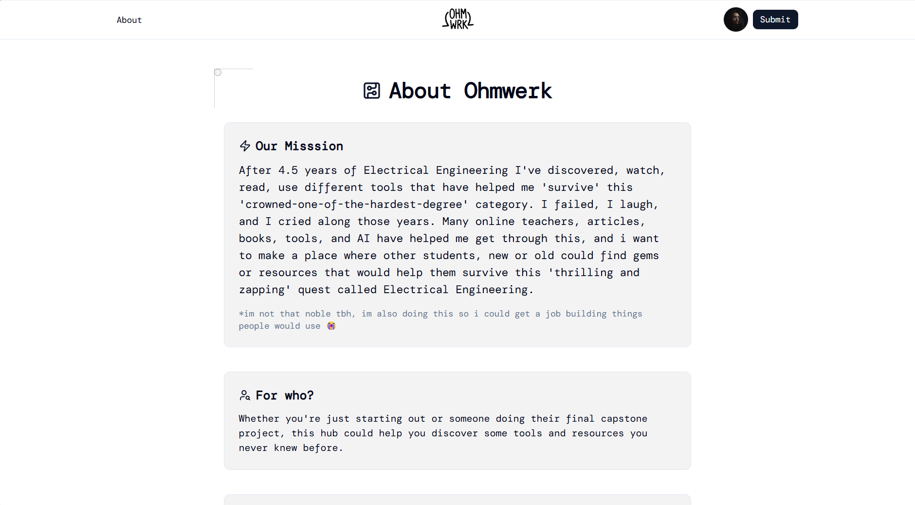 Ohmwerk screenshot