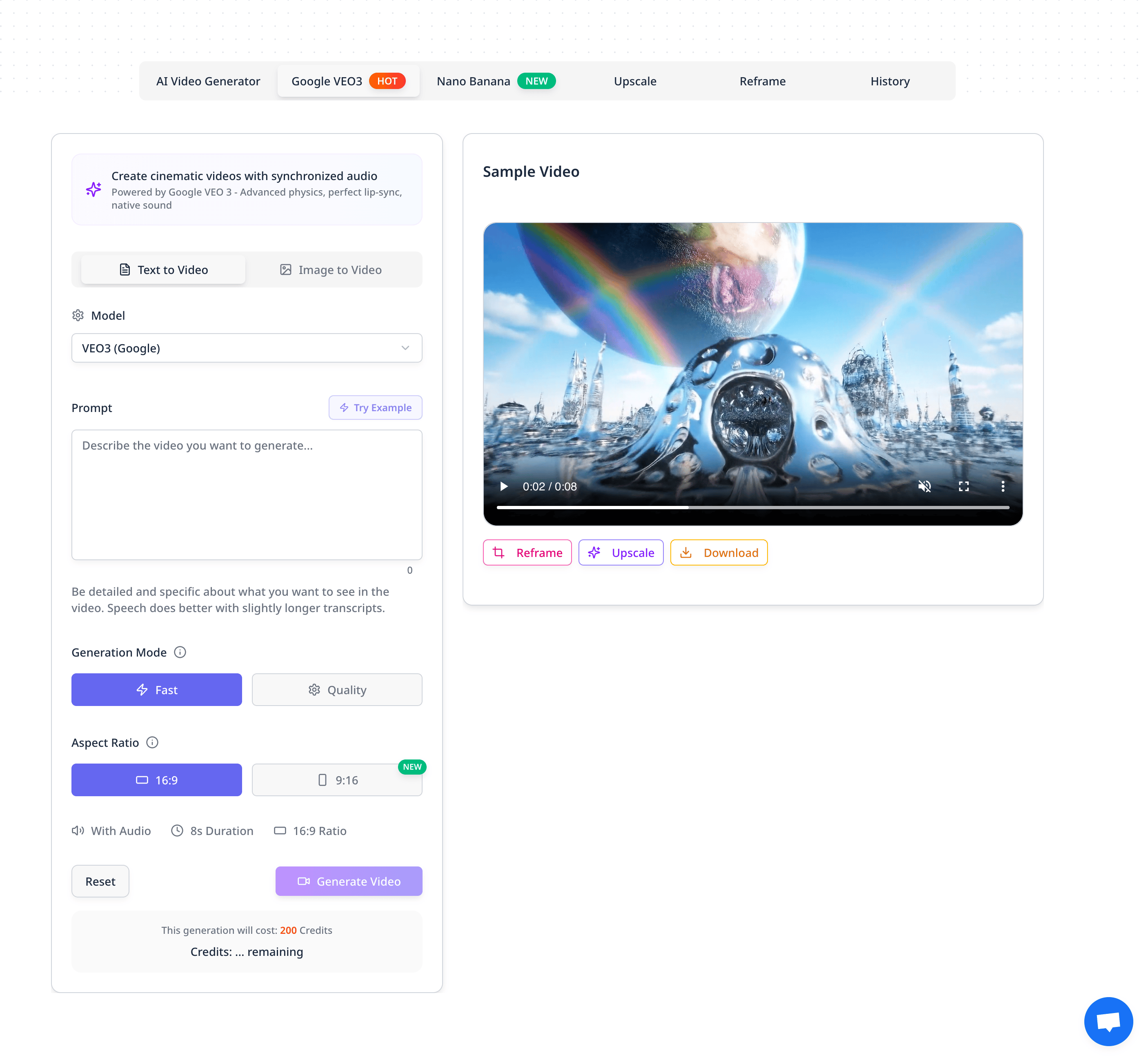 Plexigen AI | Professional AI Video with Native Audio screenshot