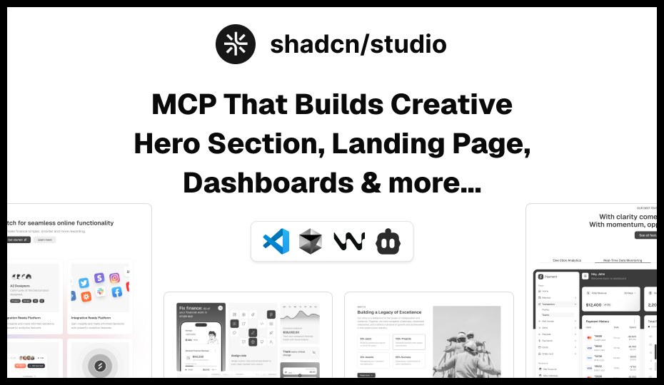 Shadcn Studio screenshot