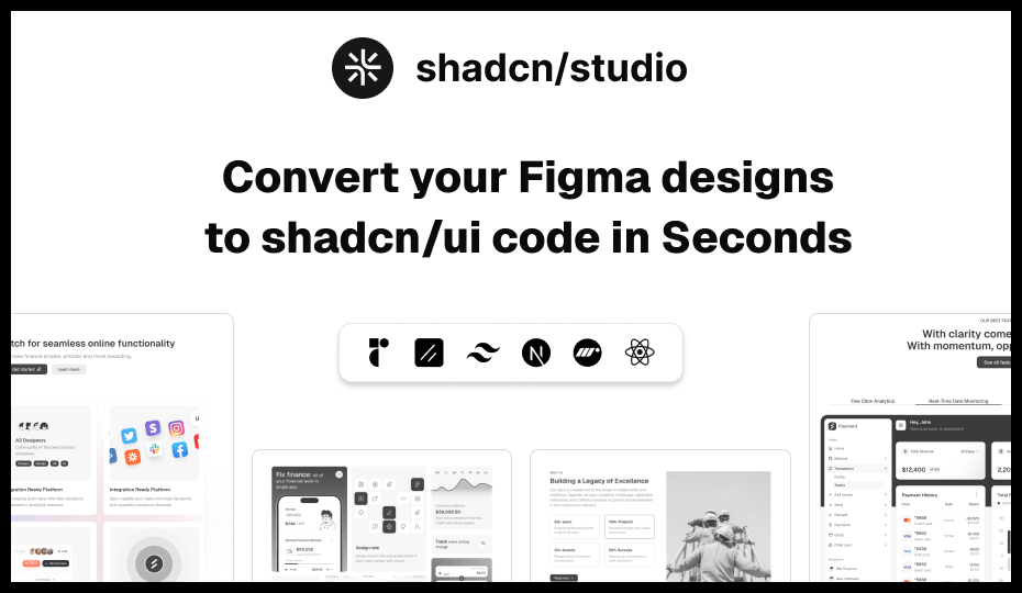 Shadcn Studio screenshot