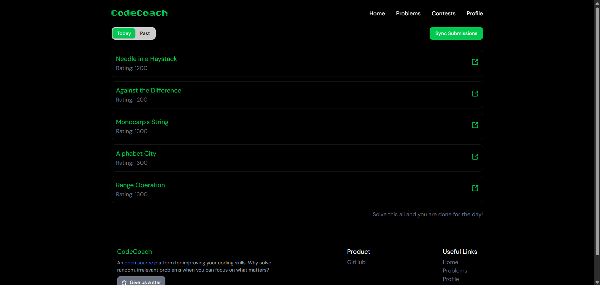 CodeCoach screenshot