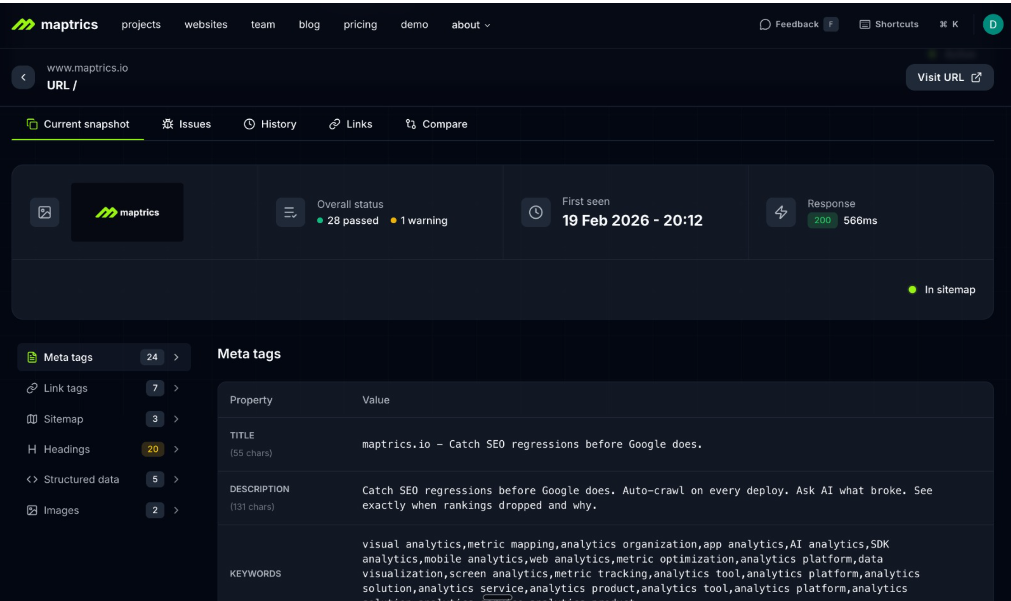 maptrics screenshot
