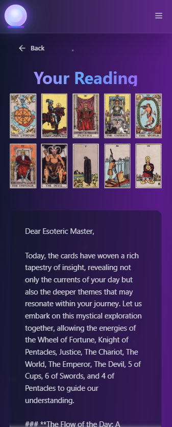 esotericAI screenshot