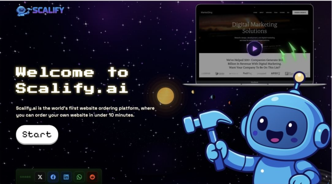 Scalify.ai  screenshot