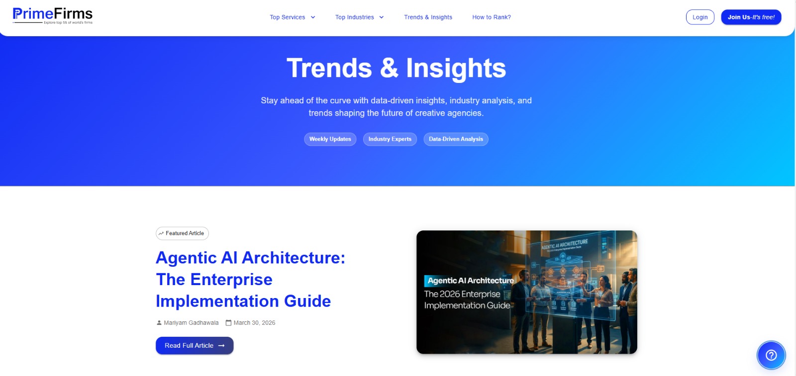 Primefirms screenshot