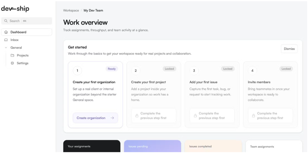 DevShip  screenshot