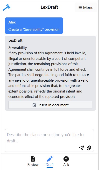 LexDraft AI cover