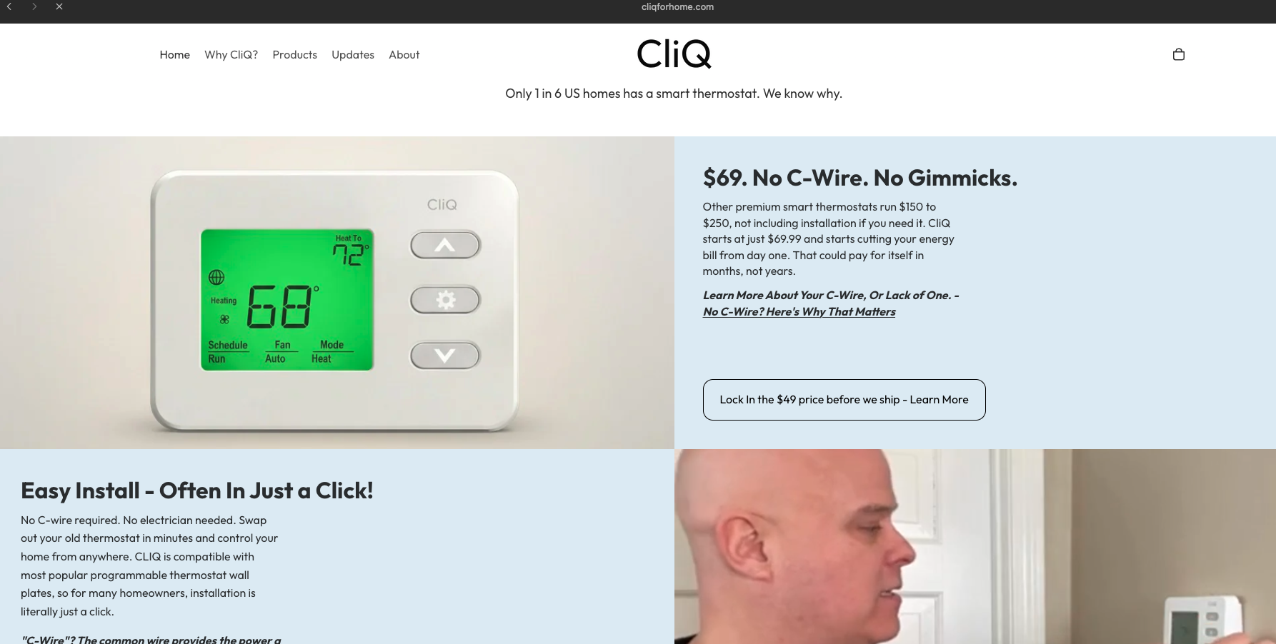 CliQ For Home screenshot