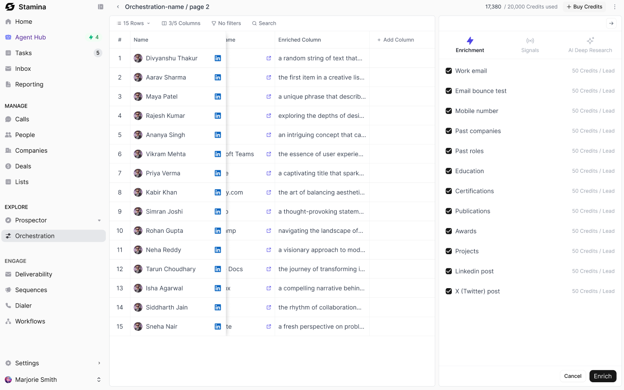 Staminaio screenshot