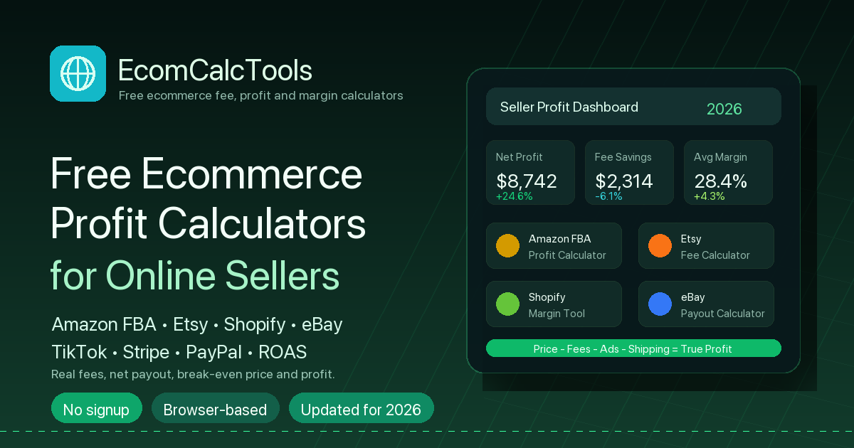 Ecom Calc Tools cover